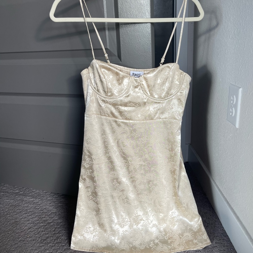 Princess Polly Champagne Pop Mini Dress
